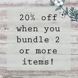 20% Off with Bundle!